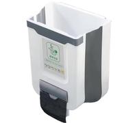 Uxsjakjsd Basurero Plegable para Cocina, Montado en la Pared, para Puerta de Armario, para Vehículos. A