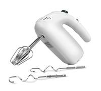 Uxsjakjsd Batidora de Huevos Automática de Acero Inoxidable para el Hogar, Batidora Manual de 350 W, Turbo, 5 Modos, Color Perla, Enchufe de la UE.