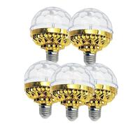 Uxsjakjsd Bola de Discoteca Giratoria Colorida con Luces LED RGB para Escenario, Ideal para Eventos de Baile en Casa, de Bajo Consumo y con Efecto Estroboscópico.