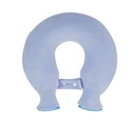 Uxsjakjsd Bolsa de Agua Caliente Portátil en Forma de U, A Prueba de Fugas, Reutilizable, Gruesa, para Enfriar el Cuello, Compresa Caliente y Fría, Almohada en Forma de U, Color Azul