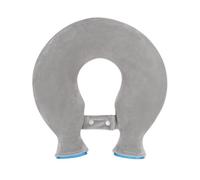 Uxsjakjsd Bolsa de Agua Caliente Portátil, Gruesa, Reutilizable, Antifugas, con Forma de U, Compresa Fría y Caliente para Enfriar el Cuello, Color Gris