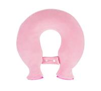 Uxsjakjsd Bolsa de Agua Caliente Reutilizable en Forma de U, A Prueba de Fugas, Compresa Fría y Caliente para el Cuello, Almohada Portátil Gruesa en Forma de U, Color Rosa