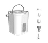 Uxsjakjsd Bomba de Aire Eléctrica con Luz de Camping de 3 Niveles para Colchón, Colchón Inflable, Aspiradora