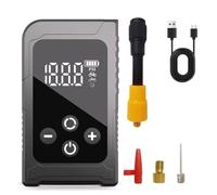 Uxsjakjsd Bomba de Aire Eléctrica de 150 PSI, Portátil, Recargable, para Neumáticos de Bicicleta de Carretera, Motocicleta y Minibomba de Aire.