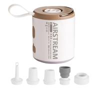 Uxsjakjsd Bomba de Aire Portátil con Luz de Camping, Inflador/Desinflador Recargable para Cojines Inflables, Colchón de Aire, Flotador.