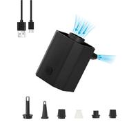 Uxsjakjsd Bomba Eléctrica Inalámbrica para Bolsas de Almacenamiento Al Vacío. Bomba de Aire Portátil Universal para Viajes, Ideal para Comprimir Ropa, Mantas y Equipaje.