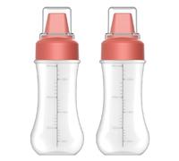 Uxsjakjsd Botella Exprimible con Múltiples Orificios para Salsa de Tomate, Ensalada de Barbacoa, 350 Ml, Recipiente para Aderezo de Tomate B