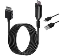 Uxsjakjsd Cable Adaptador Compatible con para PS1/para PS2 A para Consolas de Videojuegos, Admite Salida HD 720p/1080p, Diseño Compacto