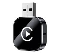 Uxsjakjsd Caja de IA 2 en 1 Inalámbrica Carplay Android Auto Plug And Play USB CarDongle BluetoothWiFi para CarPlay con Cable/Android Auto Car A