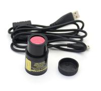 Uxsjakjsd Cámara de Microscopio Digital USB CMOS de 2 MP de Alta Resolución con Ocular, Diseño Plug & Play, Ideal para Fines Educativos y de Investigación.
