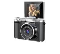 Uxsjakjsd Cámara Digital 4K de 48 MP con Enfoque Automático, Videocámara de 2,8 Pulgadas, Cámara CCD Retro para Niños y Estudiantes A