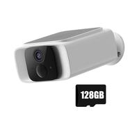 Uxsjakjsd Cámara Solar Tuya 4G 1080P 128G para Exteriores, Vigilancia, Visión A Color, Detección PIR, Seguridad para el Hogar, Batería Integrada.