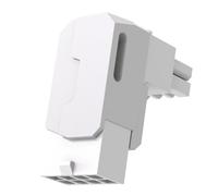 Uxsjakjsd Case For Desktop Graphics Card Compatible 8 Pin PCIe GPU Power Adapter 90 Degree Angle Connector In Aluminum Housing White RVs