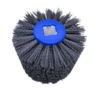 Uxsjakjsd Cepillo Eléctrico para Pulir Tambor de Alambre Abrasivo de Nailon de 120 X 100 X 19 mm para Carpintería y Metalistería.