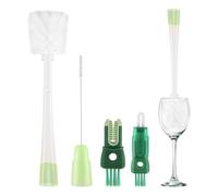 Uxsjakjsd Cepillos 5 en 1 para Limpiar de Agua. Limpia Fácilmente la Boca, la Tapa, el Fondo y la Pajita. Herramientas para Limpiar