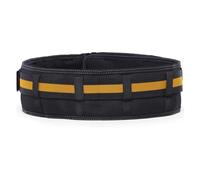 Uxsjakjsd Cinturón Acolchado con Hebilla Acero y Soporte para Espalda, con Hebilla Metálica Engrosada y Ensanchada, Cinturón Protección Cintura, Cinturón Herramientas para Electricistas.