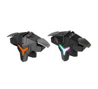 Uxsjakjsd Controlador de Juegos Móvil RGB A1 con Gatillo de 4 Dedos, Joystick Profesional para Teléfonos Móviles.