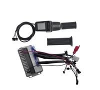 Uxsjakjsd Controlador de Velocidad para Vehículos Eléctricos Sin Escobillas de 36 V/48 V/60 V y 500 W, con Sinusoidal, Kit de Control de Velocidad, con Media Manija Dividida 886