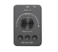 Uxsjakjsd Controlador de Volumen Compatible con Silenciamiento con un Solo 3 Modos de Control de Volumen. Perilla Controladora de Volumen de Computadora Compatible con Bluetooth.
