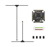 Uxsjakjsd Controlador de Vuelo F722 Lite con Receptor ELRS 2.4G Integrado, 5 V, 2 A, BEC, 20 X 20 mm, 2-6S, Batería de Litio para Dron FPV Freestyle.