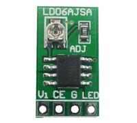 Uxsjakjsd Controlador LED de Corriente Constante de 3,3 V, 3,7 V y 5 V, 30-1500 MA, Módulo Ajustable, Placa de Control PWM para Linterna LED USB, 1 Unidad.