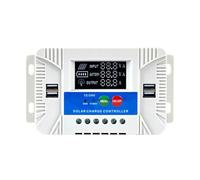 Uxsjakjsd Controlador Solar PWM/MPPT de 40 A, 12/24 V, Detección Automática y Pantalla LED para una Gestión Eficiente de la Batería.