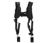 Uxsjakjsd Correa Bandolera Portátil para Cámara, Soporte para Cámara, Accesorios de Ajuste Rápido para Dos Cámaras Réflex Digitales