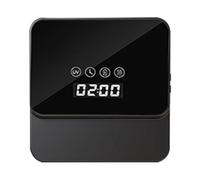 Uxsjakjsd de Cepillos de Dientes UV, Soporte Eléctrico para Cepillos de Dientes, Inalámbrico, de Pared, para Baño, Color Negro.