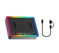 Uxsjakjsd Duplicador M.2 Clonador de Doble Bahía, Estación USB-C Sin Conexión, Estación NVMe PCIE NGFF de 20 Gbps para SSD M.2 22110, 2280, 2260, 2242 y 2230