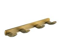 Uxsjakjsd Estante de Bronce para Baño, Estantes de Aleación de Aluminio con, Soporte para Champú, Estante de Almacenamiento para Cocina, para Llaves y para Colgar.