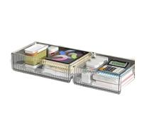 Uxsjakjsd Estante de Mesa de Almacenamiento, Caja de Almacenamiento Extraíble, Cajón Colgante Debajo del Escritorio, Cajón de Gran Capacidad Debajo de la Mesa,