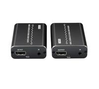 Uxsjakjsd Extensor DP 4K Compatible con Pantalla de Computadora, 120 Km, DP1.4, Transmisión de Audio y Video, Extensión Infrarroja IR para Visualización de Imágenes