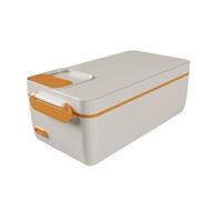 Uxsjakjsd Fiambrera Eléctrica Portátil Inalámbrica con Calentador de Alimentos, Recipiente Extraíble de Acero Inoxidable, Fiambrera Térmica para Viajes, Color