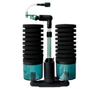 Uxsjakjsd Filtro de Acuario USB con Bomba de Agua Eléctrica para Pecera, Bomba de Aire, Skimmer, Esponja Bioquímica, Filtro Biológico para Acuario, 200 A.