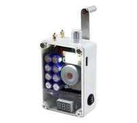 Uxsjakjsd Generador Manual de 8 Condensadores con Carga USB, Herramienta de Emergencia para Acampar Al Aire Libre. Se Enciende Durante 2 Minutos y Se Enciende de 40 A 50 Veces.