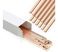 Uxsjakjsd Industrial For Air Conditioners, Refrigerators-Freezers Equipment 80 Brazing Rods, Flat Welding Rod 0.050" X 1/8" X 10" For HVAC Systems