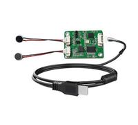 Uxsjakjsd Interacción de Voz Cancelación de Respuesta Matriz de Reducción de Ruido de Doble Micrófono Mejora del Reconocimiento de Voz con IA Sin Controlador USB