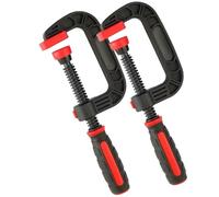 Uxsjakjsd Juego de 2 Abrazaderas para Carpintería: Nailon Reforzado de Plástico, Diseño de Mordaza de Resorte de Alta Resistencia con Gran Fuerza de Sujeción.