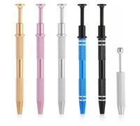 Uxsjakjsd Juego de 6 Herramientas para Recoger Bolas de Perforación, Herramientas para Joyería con 4 Puntas, de Acero Inoxidable, para Joyería.