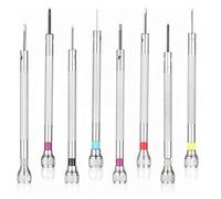 Uxsjakjsd Juego de Destornilladores de Precisión de 8 Piezas, Juego de Destornilladores de Reparación de Relojes, Juego de Destornilladores para Reparación de Gafas, Reparación Electrónica