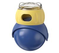 Uxsjakjsd Juguete Dispensador Golosinas para Gatos, Rompecabezas Interactivo AlimentacióN Lenta para Mejorar el Coeficiente Intelectual, Entretenerse en Interiores y Hacer Ejercicio.