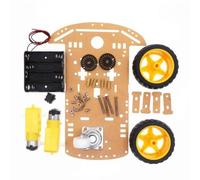 Uxsjakjsd Kit de Bricolaje para Coche Inteligente Robot 2WD con Codificador de Velocidad. Kit de Bricolaje para Coche Inteligente Robot Educativo.