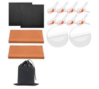 Uxsjakjsd Kit de Limpieza de Cartas, Kit para Aplanar Cartas Coleccionables, Kit de Herramientas para la Reparación y el Cuidado de Cartas Deportivas para TCG y Coleccionables