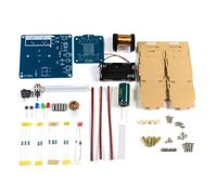 Uxsjakjsd Kit Electrónico de Transmisor Magnético Eléctrico DIY de 3 V CC con Circuito Indicador de, Piezas para Experimentos Electrónicos A