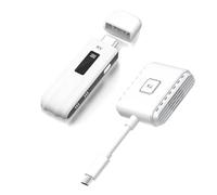 Uxsjakjsd Kit Extensor de Transmisor y Receptor de Video Inalámbrico Tipo C, Adaptador de Pantalla para TV, Monitor, Proyector, Conmutador y PC.
