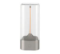 Uxsjakjsd Lámpara de Escritorio con Sensor Táctil, Control Táctil, Luz LED Regulable de Niveles, Luz Pequeña, Carga USB, Luz Magnética, Gris.