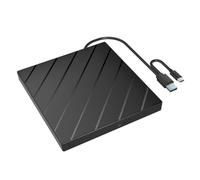 Uxsjakjsd Lector de CD/DVD Externo USB 3.0, Grabador de CD/DVD, Lector de DVD Externo, Grabador de CD para PC, Portátil, Escritorio