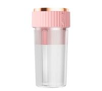 Uxsjakjsd Licuadora Portátil Inalámbrica de Frutas, Exprimidor de Jugos con Carga USB, Color Rosa.