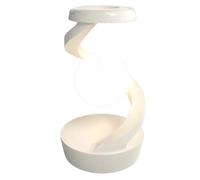 Uxsjakjsd Luz LED Giratoria de 360° con Cargador Inalámbrico, Recargable e Inalámbrica, Luz LED Levitante