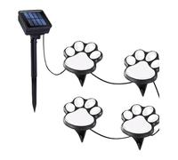 Uxsjakjsd Luz LED Solar Impermeable para Exteriores, 4 Unidades, Lámpara de Garra, de Iluminación Subterránea para Jardín, Luz